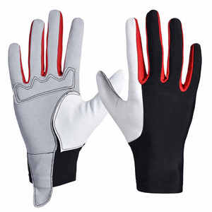 Guantes de Equitación Unisex de Primera Calidad, Ajustables, Transpirables, Impermeables, de Poliéster, con Cierre de Cremallera en los Dedos Completos, para Verano - Product Image 1