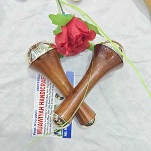 Bâton de massage Kansa en bois de la meilleure qualité, avec manche en bois naturel, outil de sculpture pour les pieds et le visage, outil de massage corporel pour le dos en bronze et bois - Product Image 2
