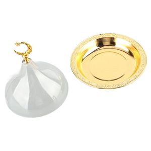 ถาดเสิร์ฟลายพระจันทร์และดวงดาว ชุดถาดอาหารสำหรับรอมฎอน ถาดของขวัญวันอีด ถาดใส่ขนมอินทผลัมพร้อมฝาปิด ถาดใส่ผลไม้อบแห้งพร้อมฝาปิด ชุดชามเสิร์ฟพร้อมฐาน - Product Image 2