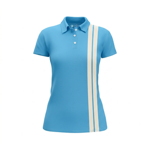 Chemise pour femme respirante et à séchage rapide, 100% polyester, unie, impression par transfert thermique, vêtements décontractés, taille et couleur personnalisées - Product Image 4