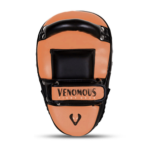Venomous Butterfly Pro Leather Thai Pads <b>Hook</b> & Loop Closure Unisex Protective Gear for Martial Arts Boxing - Product Image 3