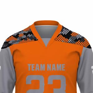 Venta al por Mayor de Camisetas de Hockey sobre Hielo Personalizadas, Uniformes de Equipo Sublimados, Transpirables, de Secado Rápido, 100% Poliéster - Product Image 3