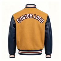 Veste de baseball personnalisée Layenne au meilleur prix, veste varsity en cuir sur mesure pour hommes, fabricant de vestes varsity imprimées