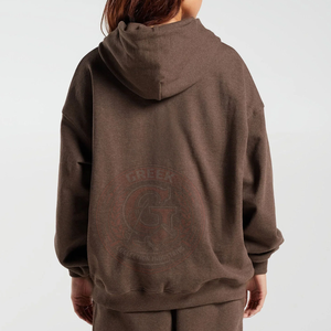 Sudadera con Capucha Relajada para Mujer, de Algodón Premium y Felpa, para Atuendos de Fin de Semana, Combinaciones Otoñales y Uso Diario - Product Image 2