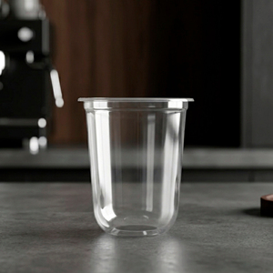 16/22oz Transparent <b>Plastic</b> <b>Cup</b> 95mm Diameter Disposable PP <b>Cups</b> With Lids For Beverage Coffee Tea - Product Image 1