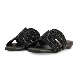 Zapatilla deportiva negra formal para mujer FR8338 - Product Image 3