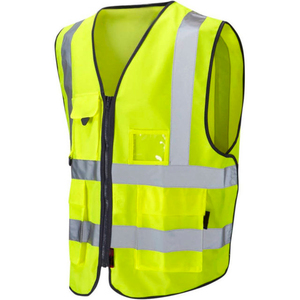 Chalecos de Seguridad con 8 Bolsillos, Cierre Frontal, Color y Logotipo Personalizados, Servicio OEM, Alta Visibilidad, Transpirables, Impermeables y Reflectantes - Product Image 5