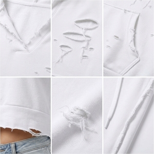 Sudaderas con Capucha Extra Grandes, Ecológicas, Estilo Desgastado, con Logotipo Personalizado, 450g, 100% Algodón, Unisex, Estilo Vintage Urbano, Venta al Por Mayor - Product Image 6