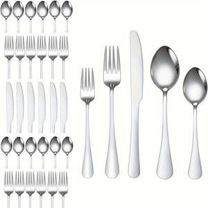 Ensemble de couverts en acier inoxydable de qualité supérieure pour table de luxe, cuisine moderne, restaurant, hôtel, service de traiteur - Product Image 4