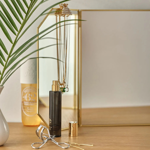 Home Decorative <b>Makeup</b> <b>Mirror</b> Tabletop Decoration Metal Border Gold Finished Desktop <b>Makeup</b> Clear <b>Mirror</b> Affordable Price - Product Image 2