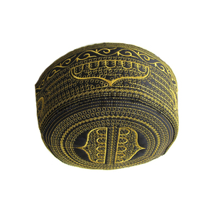 Best Selling Wholesale Embroidery Muslim Prayer <b>Cap</b> Customized Material Adjustable Size <b>Men</b> Ramadan Eid Gift <b>Caps</b> OEM Service - Product Image 4