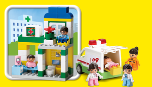 Juego de Bloques de Construcción y Minifiguras de Plástico OXFORD para Niños Pequeños, Juego de Imitación para Preescolares de 3 Años o Más, Hecho en Corea - Product Image 3