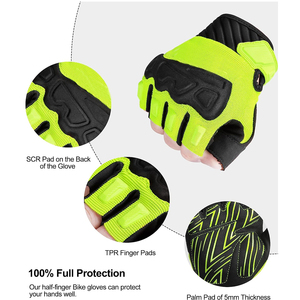 Gants de cyclisme personnalisés pour vélo de route, gants de cyclisme professionnels unisexes, antidérapants, absorbant les chocs, rembourrés, respirants - Product Image 4