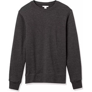 เสื้อสเวตเชิ้ตคอกลมผู้ชาย ทรงปกติ ผ้าฝ้ายถัก 100% สีพื้น สวมใส่สบายๆ สำหรับฤดูใบไม้ร่วง - Product Image 1