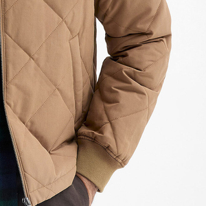 Blouson bomber matelassé unisexe, col montant, fermeture éclair, vêtement d'hiver décontracté, respirant, imperméable, écologique - Product Image 3