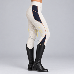 Pantalones de equitación para mujer, hechos con materiales transpirables, con movimiento flexible y comodidad confiable para interiores. - Product Image 2