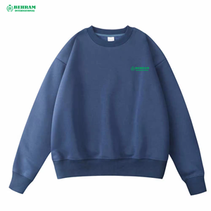 เสื้อฮู้ดดี้แฟชั่นทรงสลิมฟิตใส่สบาย ไซส์ใหญ่พิเศษ สำหรับทุกเพศ พิมพ์โลโก้ได้ตามต้องการ เสื้อสเวตเชิ้ตถักลายทางคอกลมสำหรับผู้ชาย - Product Image 3