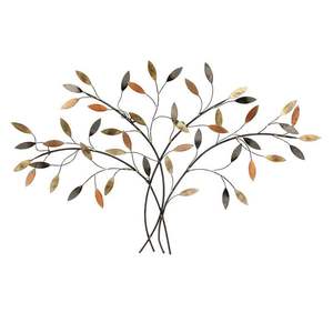 Nouvelle Arrivée : Sculpture Murale Métallique Élégante et Grande pour Décoration Intérieure Chambre et Salon, Suspension Murale en Fer, Taille Personnalisable - Product Image 1