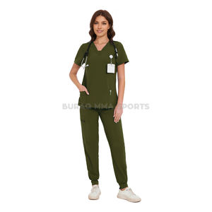 Ensemble d'uniformes médicaux pour hommes, vêtements de travail extensibles pour infirmières - Product Image 1