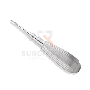 Elevador dental quirúrgico recto mediano de acero inoxidable, instrumento con certificación CE Clase I, modelo SI-OIS-0001 MOL Surgical - Product Image 3