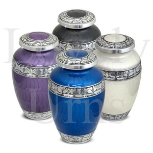 Paquete de 4 Urnas de Cremación de Aluminio Brillante, Recipientes para Cenizas Conmemorativas, Recuerdos Funerarios, Duraderos, Elegantes y de Primera Calidad - Product Image 2