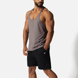 JMS INDUSTRIES Débardeur Stringer de musculation pour hommes |   Gilet en coton sans manches, respirant, anti-humidité, coupe ample pour - Product Image 5
