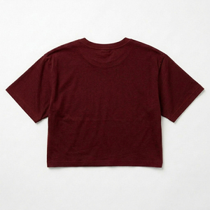 เสื้อครอปท็อปผ้าฝ้ายสำหรับผู้หญิงไซส์ใหญ่ เสื้อยืดออกกำลังกาย ฟิตเนส ฝึกซ้อมลำลอง เสื้อผ้ากีฬาฤดูร้อน - Product Image 2