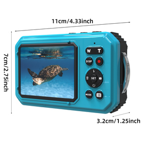 Appareil photo numérique étanche 4K 56MP avec zoom 16x, double écran, lumière LED anti-tremblement et autofocus pour la natation - Prix de gros - Product Image 6