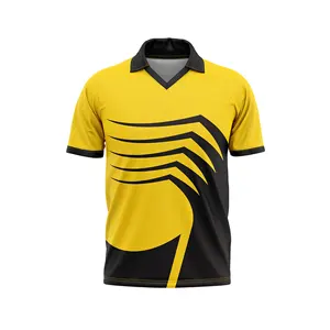 Professional Cricket Uniform Turn Down Collar Jersey With Trousers Custom Sublimation Uniforms And Customization