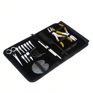 Kit de pinces à extensions de cheveux durables avec une conception de manipulation facile pour les coiffeurs, les professionnels de la beauté et les travailleurs de salon - Product Image 2