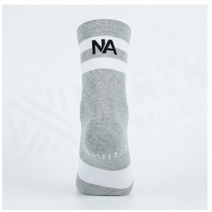 Crew <b>Socks</b> Geometric Pattern Blue Breathable <b>Running</b> <b>Socks</b> for Adults Spring Season - Product Image 2