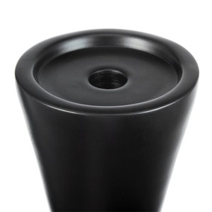 Support de bougie noir moderne avec design géométrique, décoration d'intérieur durable - Product Image 4