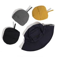 Alta calidad 100% poliéster secado rápido empacable Convertible portátil Unisex al aire libre sol lluvia Utltity cubo pesca Camping sombrero