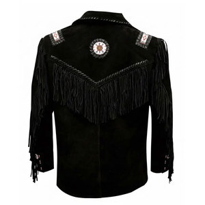 Latest Style Casual Winter Streetwear <b>Men's</b> Premium Vintage <b>Suede</b> Leather <b>Jacket</b> Front Windproof Breathable Hot Selling Cheap - Product Image 2