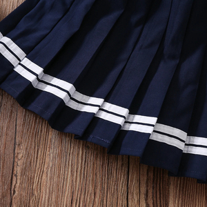 Jupe plissée unie décontractée pour femme, taille naturelle, violette, personnalisée, été, écologique, douce, respirante, avec doublure de sécurité, uniforme scolaire - Product Image 6