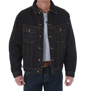 แจ็คเก็ตยีนส์แขนยาวผู้ชายสไตล์ใหม่สุดเท่ห์ แนววินเทจ สตรีทแวร์ ทรงเข้ารูป คุณภาพพรีเมียม หรูหรา สำหรับผู้ชาย - Product Image 1