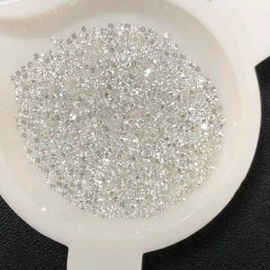 Premium Synthetic (Lab Grown) Filled HPHT Star Sieve <b>Diamonds</b> 0.0074ct to 0.0079ct Round Brilliant Cut F Color for <b>Watch</b> Setting - Product Image 1