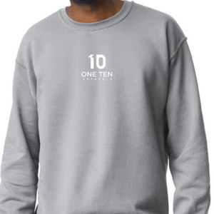 เสื้อสเวตเชิ้ตคอกลมผู้ชาย สีเทา สปอร์ต ผ้าฝ้ายพรีเมียม แขนยาว สวมใส่สบาย นุ่ม  ไม่มีลาย  สามารถสั่งทำได้ - Product Image 4