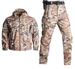 Traje Impermeable de Lona con Estampado de Camuflaje para Hombre, Transpirable, Cortavientos, para Pesca, Caza y Actividades al Aire Libre - Product Image 3