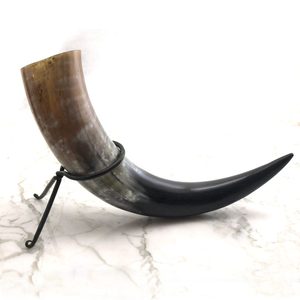 Corne à boire viking en buffle, accessoire médiéval artisanal pour cadeaux et décoration, nouveau design, corne viking en buffle - Product Image 3