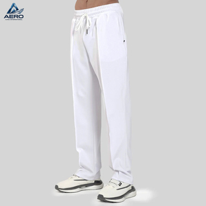 In One Solid White Color Wholesale Rate Top Quality Breathable Lightweight Easy To Wear <b>Men</b> Outer Wear Fitness Trousers - Product Image 6