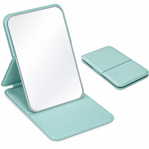 Miroir de maquillage de voyage OPTITECH HEALTHCARE (11x7cm) avec grossissement 3X, pliable, léger et fin, idéal pour la pochette - Product Image 1