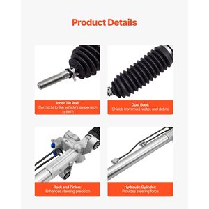 Servosterzo idraulico completo con cinghia dentata e protezione antipolvere per Honda Accord 2.4L (2003-2007) - Compatibile con ingranaggi sterzo - Product Image 5