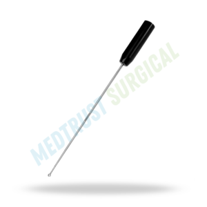 Curettes anciennes à anneau de 18 pouces (460 mm) – Instrument de chirurgie neuro-spineuse pour l'élimination des disques lombaires et le curettage tissulaire - Product Image 3