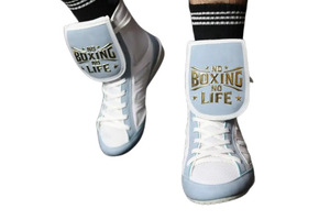 Sans la boxe, pas de vie : Entraînement de boxe professionnel personnalisé de haute qualité, léger, respirant, antidérapant et à lacets - Product Image 4