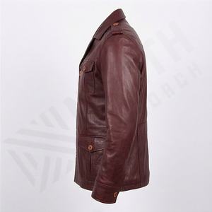 Chaqueta de Motociclista de Cuero Genuino para Hombre de la Mejor Calidad, Nueva Colección de Invierno, Chaquetas de Motocicleta con Protecciones Desmontables Personalizadas - Product Image 3