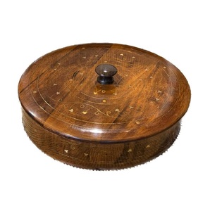 Wooden Chapati <b>Box</b> <b>Decorative</b> Bread Presentation Organizer Created to Complement Refined Dining Spaces and Home Decor - Product Image 6