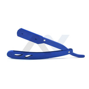 Rasoir droit de qualité supérieure, shavette pour barbier, outil de rasage à lame fixe, manche personnalisé avec logo, qualité professionnelle pour salon de coiffure - Product Image 1