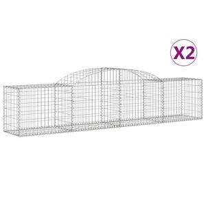 Set di 2 Cesti Gabion in Ferro Zincato Argentato Categoria Prodotto: Cesti in Filo Metallico - Product Image 2