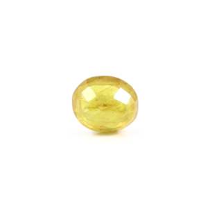 ไพลินสีเหลืองธรรมชาติ 4.2 กะรัต พลอยเม็ดเดี่ยวสำหรับเครื่องประดับชั้นดี - Product Image 2